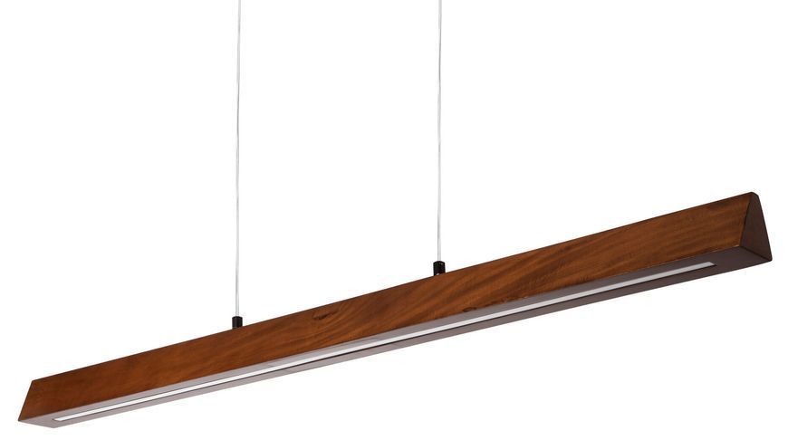 Lampă Liniară Suspendată Din Lemn 4044, 120cm