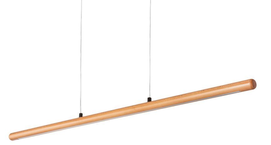 Lampă Liniară Suspendată Din Lemn 4045, 200cm